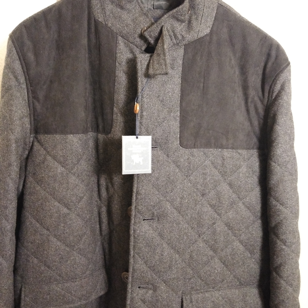 Hart, Schaffner, Marx Quilted Shooter Jacket